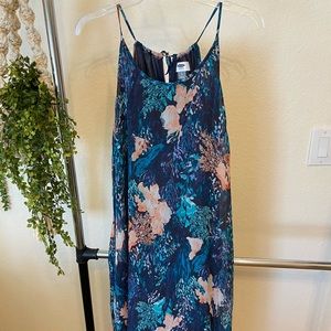 New with tags. Old Navy, navy floral strap dress